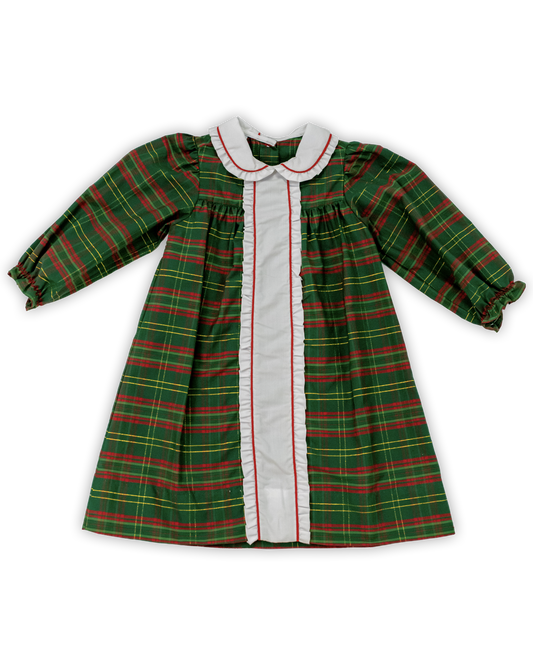 Christmas Plaid Girls Dress