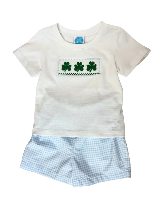 Clover Smock Boys Short Set