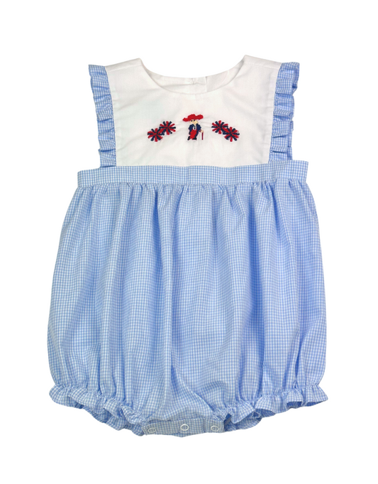 Light Blue Rebel French Knot Girls Bubble