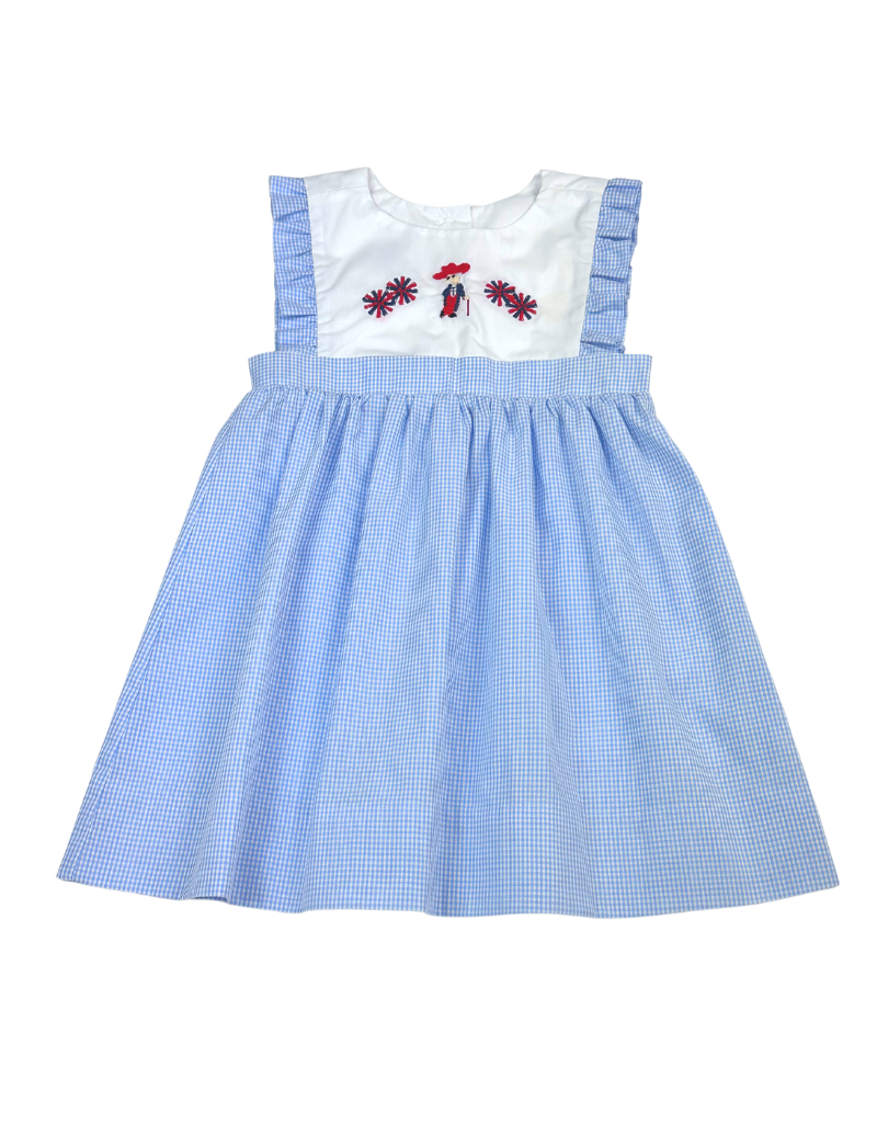 Light Blue Rebel French Knot Dress