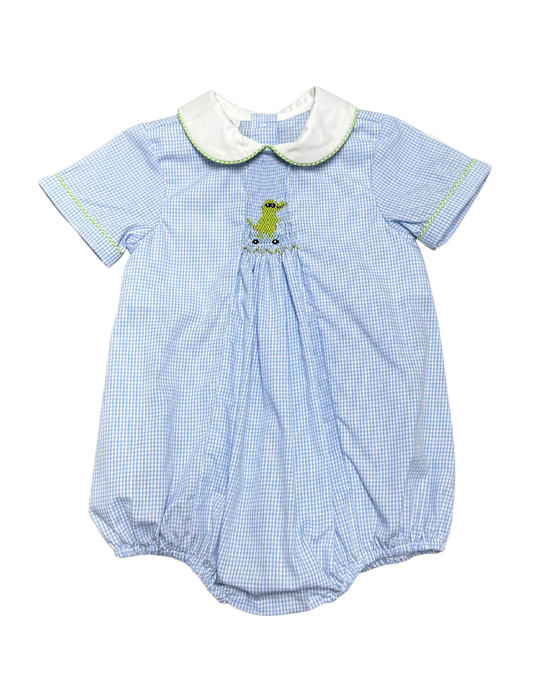 Blue Smock Alligator Bubble