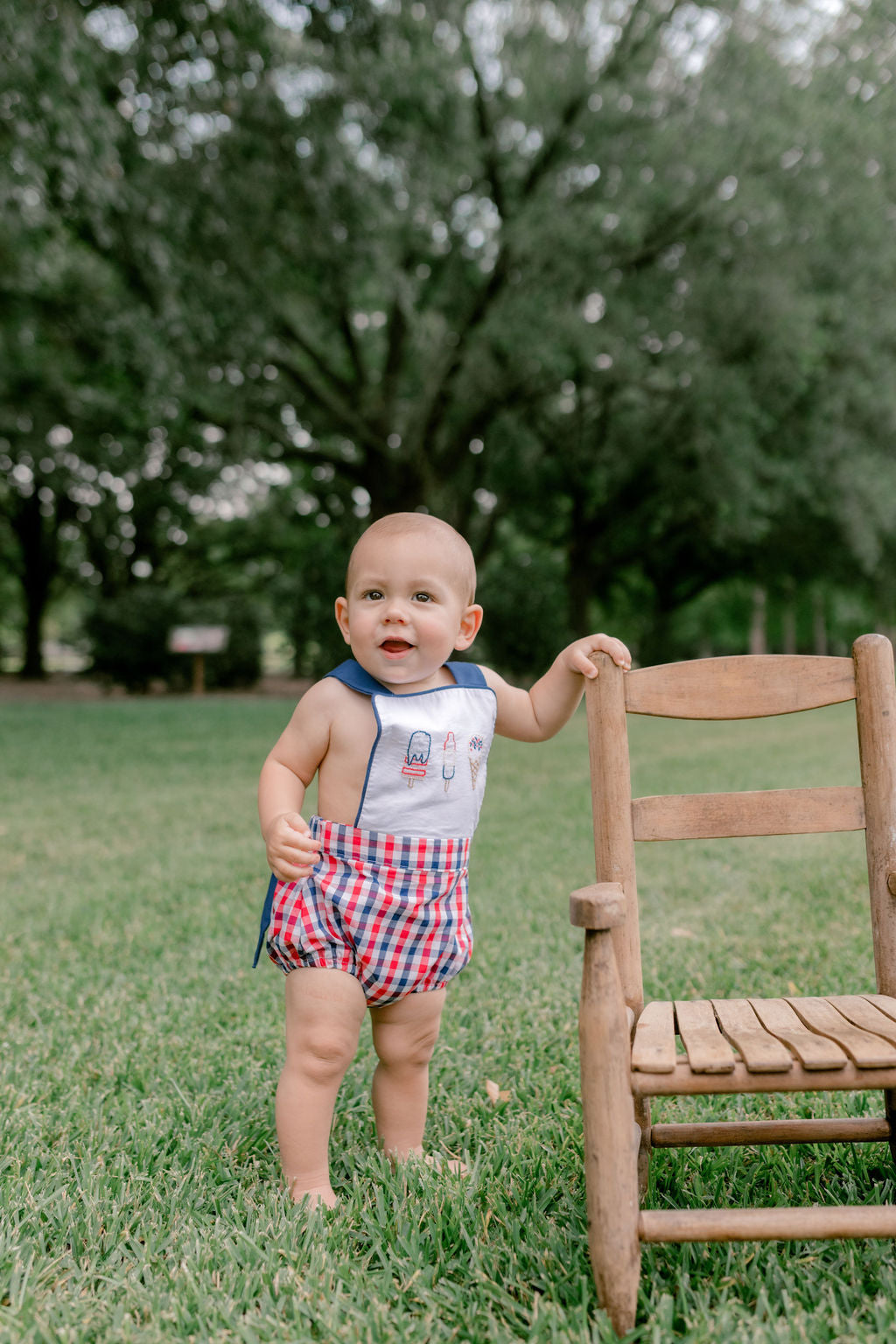 Popsicle Trio Boys Plaid Sunbubble